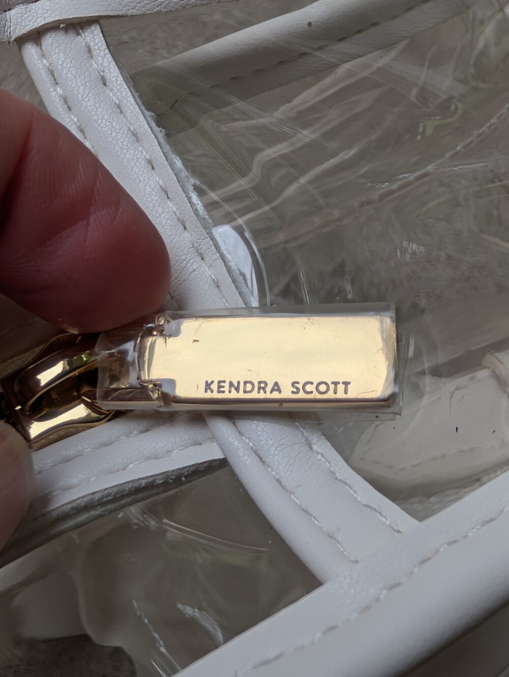 Kendra Scott Clear Backpack, Like New Condition - Picture 7 of 10